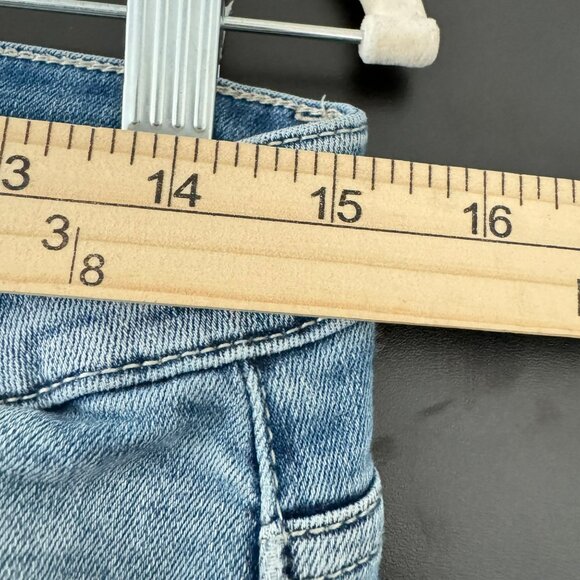 🟣 BKE Payton Womens Distressed Blue Skinny Jeans Size 28/31.5 - Picture 8 of 9